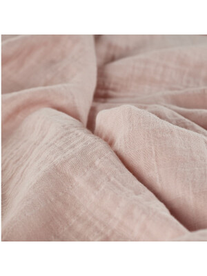Muselina multifunctionala din bumbac 100% organic, ONINO HUG.me, Warm Peach, x1 bucata, 120 x 120 cm, certificata GOTS