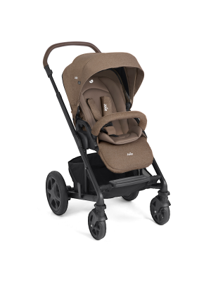 Carucior pentru copii multifunctional 3 in 1 Joie Chrome DLX Toffee (Carucior Chrome DLX + Landou Toffee + Scoica i-Snug Toffee)