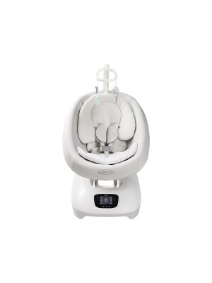 Leagan electric Graco Eluma Sway cu tehnologie inteligenta de detectare a plansului, pentru bebelusi, alb Rori