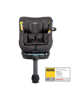 Scaun auto Graco Turn2Me 360° DLX Iron, 40-105 cm, certificata R129 si testat ADAC