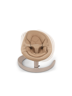 Nuna - Balansoar pentru copii, cu bara de jucarii inclusa, LEAF Grow Teddy