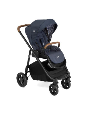 Carucior pentru copii multifunctional 3 in 1 Joie Versatrax E Navy Blazer (Carucior Versatrax E + Landou Ramble + scoica i-Snug)