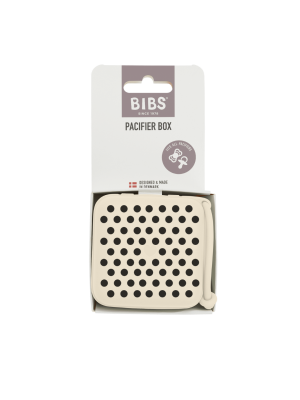 Cutie multifunctionala pentru depozitare suzete, BIBS Studio Collection Polka Dots, Ivory Black