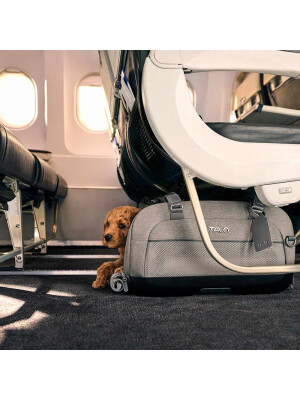 Sistem de transport si protectie Avion/Auto pentru Animale de Companie tip geanta Tavo Dupree II cu sistem de prindere Isofix, Merle