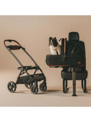 Sistem de transport si protectie pentru animale de companie Tavo Maeve Medium Rigid Brindle, max 13.6 kg