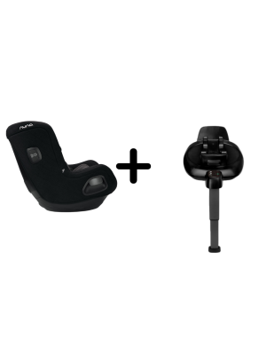 Nuna - Set Scaun auto  rotativ  TODL next Caviar, 40-105 cm + Baza isofix BASE next i-Size pentru TODL next
