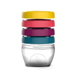 Babymoov - Set 4 recipiente pentru pastrarea hranei, 120 ml
