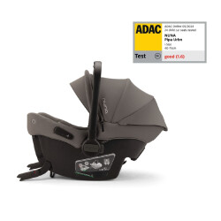Nuna - Scoica auto cu ISOFIX integrat, PIPA urbn Granite, 40-75 cm, testata ADAC