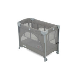 Joie- Patut pliabil pentru cosleeping Kubbie, Foggy Gray