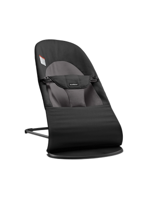 Balansoar din tesatura pentru copii Baby Bjorn Balance Soft, Black/ Dark Gray