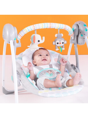 Bright Starts – Leagan portabil Whimsical Wild™