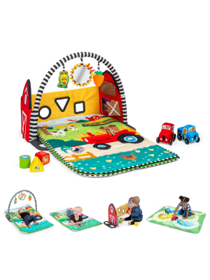 Centru de activitati Baby Einstein Farm Explorers Busy Barnyard Grow With Me