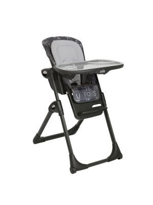Scaun de masa Joie Mimzy Recline ABC Charcoal, nastere - 15 kg