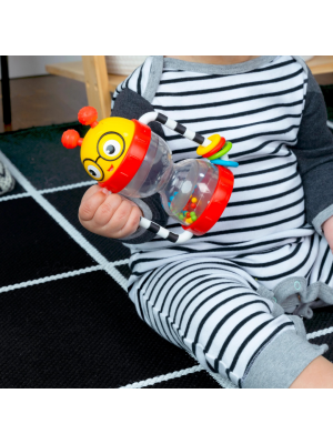 Baby Einstein - Jucarie zornaitoare, "Cals Sensory Shake-up", fara BPA