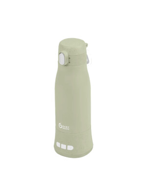 Incalzitor de biberoane portabil si reincarcabil Babymoov, Moov & Feed, Sage Green