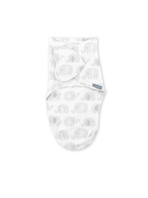 Sistem de infasare Ingenuity Swaddle Me 0-3 luni, colectia Monogram, Scribble Elephant 