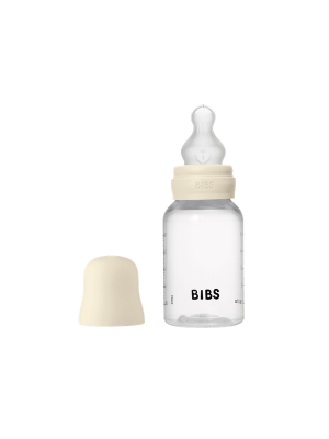 BIBS - Set complet biberon anticolici PP fara BPA, 150 ml, Silicon, Ivory