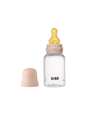 BIBS - Set complet biberon anticolici PP fara BPA, 150 ml, Latex, Blush