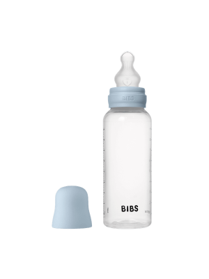 BIBS - Set complet biberon anticolici PP fara BPA, 270 ml, Silicon, Baby Blue