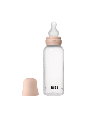 BIBS - Set complet biberon anticolici PP fara BPA, 270 ml, Silicon, Blush