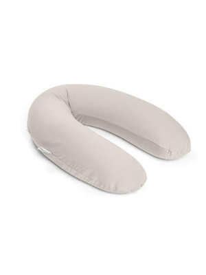 Doomoo - Perna mare pentru gravide si bebelusi 3 in 1, bumbac organic Buddy Tetra Jersey Sand