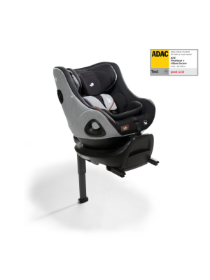 Set scaun auto rotativ i-Size Joie i-Harbour Signature Carbon, 40-105 cm + Baza i-Size i-Base Encore, testat ADAC si certificat R129