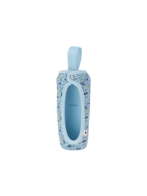 BIBS x LIBERTY - Husa pentru biberonul din sticla 225 ml, Chamomile Lawn Baby Blue