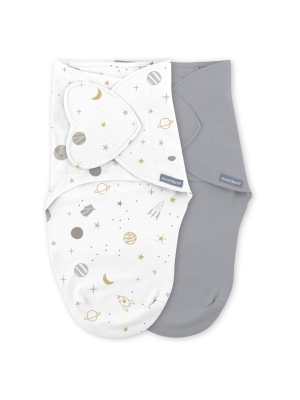 Set 2 sisteme de infasare Ingenuity Swaddle Me 0-3 luni, colectia Monogram, Sunset Space