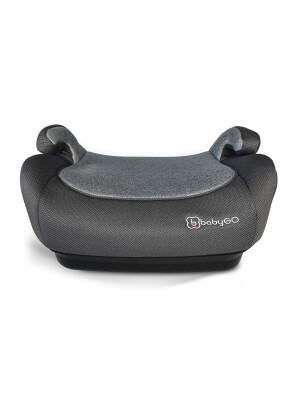 BabyGo - Scaun auto Booster Melange Gray, 125-150 cm