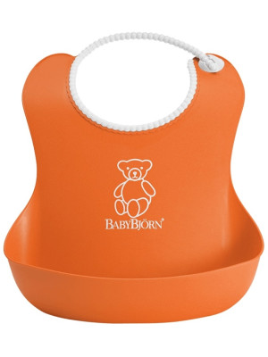 BabyBjorn - Bavetica moale Soft Bib Orange