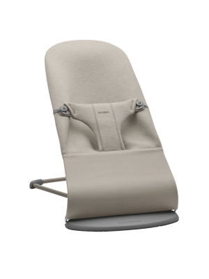 Balansoar BabyBjorn Bliss din material 3D Jersey, Sand Grey