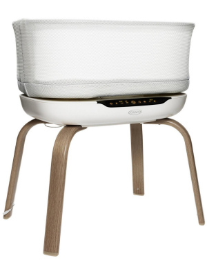 Patut co-sleeper Graco Eluma Nest cu leganare automata si sistem inteligent de detectare a plansului