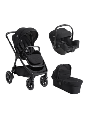 Carucior pentru copii multifunctional 3 in 1 Joie Finiti Signature Eclipse (Carucior Finiti + Landou Ramble XL + scoica i-Starter)