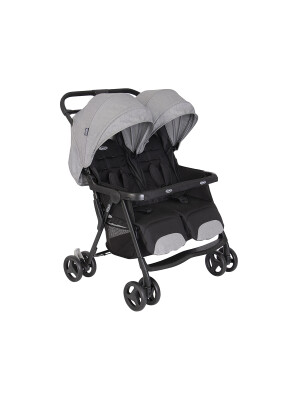 Carucior de gemeni Graco DuoRider Steeple Gray