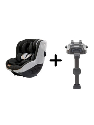 Joie - Set scaun auto i-Quest Signature Carbon, 40-105 cm + Baza i-Size i-Base LX 2 