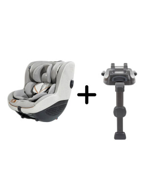 Joie - Set scaun auto i-Quest Signature Oyster, 40-105 cm + Baza i-Size i-Base LX 2 