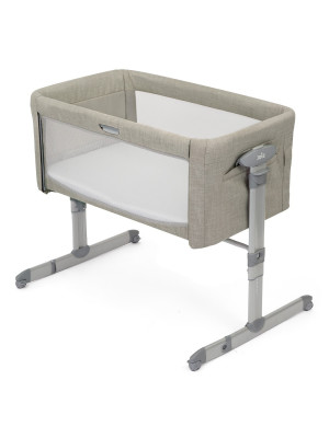 Patut pliabil 2 in 1 pentru copii Joie Roomie Glide, Almond