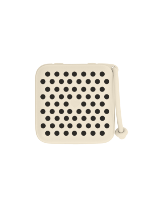 Cutie multifunctionala pentru depozitare suzete, BIBS Studio Collection Polka Dots, Ivory Black