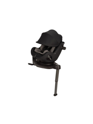 Nuna - Scaun auto PRUU Aire Caviar cu capotina integrata, 40-105 cm, certificat R129