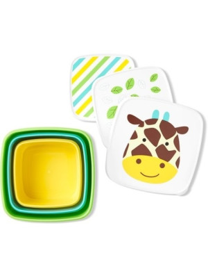 Skip Hop - Set 3 cutii pentru pranz Zoo - Girafa