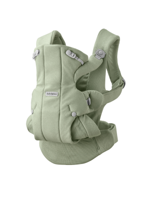 Marsupiu ergonomic Baby Bjorn Baby Carrier Hold, Light Green, tesatura periata