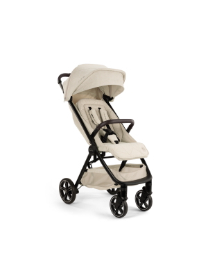 Nuna x BMW - Carucior ultracompact cu pliere automata TRVL lx, bej Mica