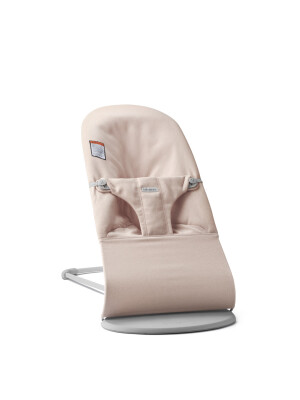 Balansoar din tesatura melange cu aspect Clasic pentru copii Baby Bjorn Bliss, Light Pink