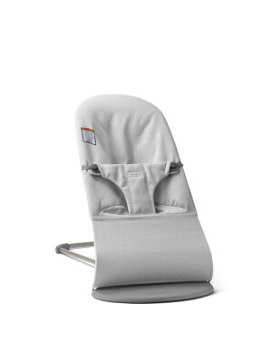 Balansoar din tesatura melange cu aspect Clasic pentru copii Baby Bjorn Bliss, Light Grey