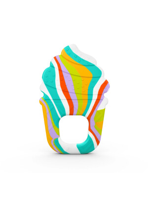 Jucarie de dentitie inghetata Bright Starts Soothing Soft Serve