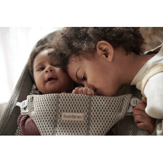 Babybjorn - Balansoar Bliss Grey Beige, Mesh