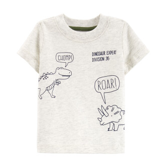 Carter’s Set 3 Piese Dinozaur tricou, cămașă & pantaloni 100% bumbac