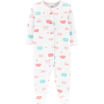 Carter’s Pijama cu capse și norișori 100% bumbac