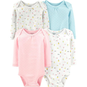 Carter's Set 4 piese body buline/floral
