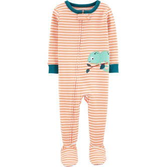 Carter's Pijama cu dungi bebelus Cameleon